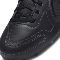 Nike Tiempo Legend 9 Club Gazon Naturel Gazon Artificiel Chaussures de Foot (MG) Enfants Noir Bleu