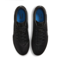 Nike Tiempo Legend 9 Academy Crampons Vissés Chaussures de Foot (SG) Anti-Clog Noir Gris Bleu