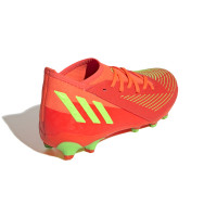 adidas Predator Edge.3 Gazon Naturel Gazon Artificiel Chaussures de Foot (MG) Enfants Rouge Vert