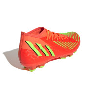 adidas Predator Edge.2 Gazon Naturel / Gazon Artificiel Chaussures de Foot (MG) Rouge Vert