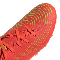 adidas Predator Edge.4 Gazon Naturel Gazon Artificiel Chaussures de Foot (FxG) Rouge Vert