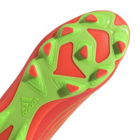 adidas Predator Edge.4 Gazon Naturel Gazon Artificiel Chaussures de Foot (FxG) Rouge Vert