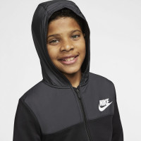 Nike NSW Trainingspak Kids Zwart Wit