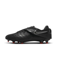 Nike Phantom GT2 Academy FlyEase Gazon Naturel / Gazon Artificiel Chaussures de Foot (MG) Noir Gris