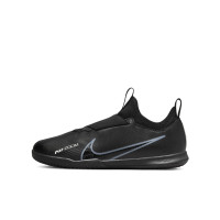 Nike Zoom Mercurial Vapor 15 Academy Chaussures de Foot en Salle (IN) Enfants Noir Gris Néon Jaune