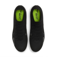 Nike Zoom Mercurial Superfly 9 Academy Crampons Vissés Chaussures de Foot (SG) Anti-Clog Noir Gris Néon Jaune