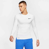Nike Pro Sous-Maillot Thermo Manches Longues Blanc Noir