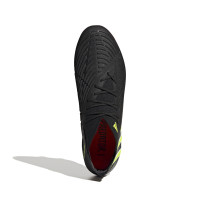 adidas Predator Edge.1 Gazon Naturel Chaussures de Foot (FG) Noir Jaune Rouge