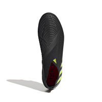 adidas Predator Edge+ Gazon Naturel Chaussures de Foot (FG) Noir Jaune Rouge