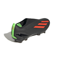 adidas X Speedportal+ Gazon Naturel Chaussures de Foot (FG) Noir Rouge Vert