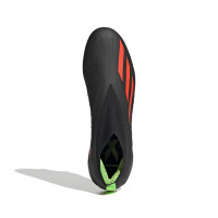 adidas X Speedportal+ Gras Voetbalschoenen (FG) Zwart Rood Groen