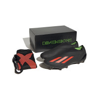 adidas X Speedportal+ Gazon Naturel Chaussures de Foot (FG) Noir Rouge Vert