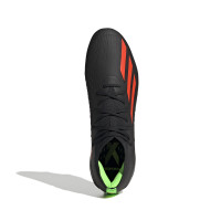 adidas X Speedportal.1 Gazon Naturel Chaussures de Foot (FG) Noir Rouge Vert