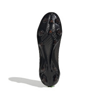 adidas X Speedportal.1 Gazon Naturel Chaussures de Foot (FG) Noir Rouge Vert