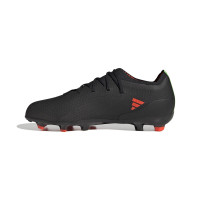 adidas X Speedportal.1 Gazon Naturel Chaussures de Foot (FG) Enfants Noir Rouge Vert