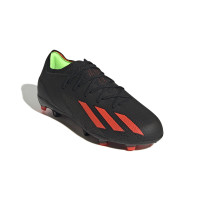 adidas X Speedportal.1 Gras Voetbalschoenen (FG) Kids Zwart Rood Groen