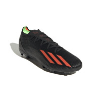 adidas X Speedportal.2 Gazon Naturel Chaussures de Foot (FG) Noir Rouge Vert