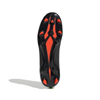 adidas X Speedportal.3 Gazon Naturel Chaussures de Foot (FG) Noir Rouge Vert