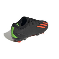 adidas X Speedportal.3 Gras Voetbalschoenen (FG) Kids Zwart Rood Groen