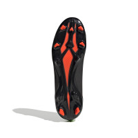 adidas X Speedportal.3 Sans Lacets Gazon Naturel Chaussures de Foot (FG) Noir Rouge Vert