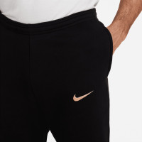 Nike Atletico Madrid GFA Fleece Pantalon d'Entraînement 2022-2023 Noir Orange
