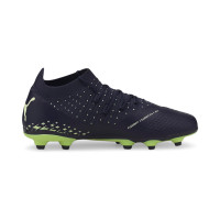 PUMA FUTURE 3.4 Gras / Kunstgras Voetbalschoenen (MG) Kids Donkerblauw Groen