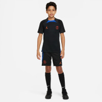 Nike Jordan Paris Saint-Germain Strike Short d'Entraînement 2022-2023 Enfants Noir Bleu Rouge