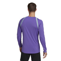 adidas Maillot Arbitre Manches Longues Mauve