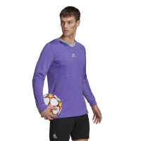 adidas Maillot Arbitre Manches Longues Mauve