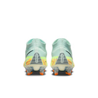 Nike Phantom GT2 Elite Dynamic Fit Gazon Naturel Chaussures de Foot (FG) Vert Orange Jaune Vif