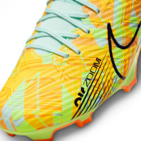 Nike Zoom Mercurial Superfly 9 Academy Gazon Naturel Gazon Artificiel Chaussures de Foot (MG) Vert Orange Jaune Vif