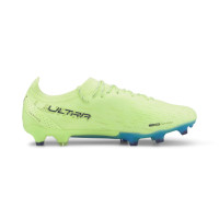 PUMA Ultra Ultimate Gras / Kunstgras Voetbalschoenen (MG) Lichtgroen Blauw Zwart