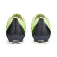 PUMA Ultra Play Gazon Naturel Gazon Artificiel Chaussures de Foot (MG) Enfants Vert Clair Noir