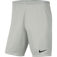 Nike Dry Park III Short Football Gris Noir