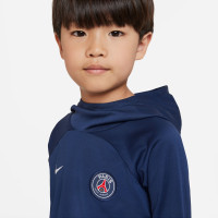 Nike Paris Saint-Germain Academy Pro Sweat à Capuche 2022-2023 Enfants Tout-Petits Bleu Foncé Blanc