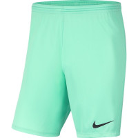 Nike Dry Park III Short de Football Turquoise Noir