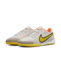 Nike Tiempo Legend 9 Academy Chaussures de Foot en Salle (IN) Beige Jaune Orange