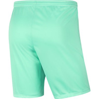 Nike Dry Park III Short de Football Turquoise Noir