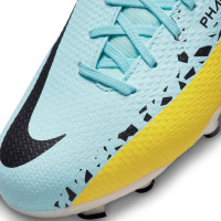 Nike Phantom GT2 Academy Dynamic Fit Gras / Kunstgras Voetbalschoenen (MG) Kids Blauw Zwart Geel