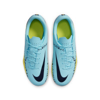 Nike Phantom GT2 Club Gazon Naturel Gazon Artificiel Chaussures de Foot (MG) Enfants Bleu Noir Jaune