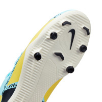 Nike Phantom GT2 Club Gazon Naturel Gazon Artificiel Chaussures de Foot (MG) Enfants Bleu Noir Jaune