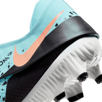 Nike Phantom GT2 Academy FlyEase Gazon Naturel Gazon Artificiel Chaussures de Foot (MG) Bleu Noir Jaune
