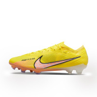 Nike Zoom Mercurial Vapor 15 Elite Gazon Naturel Chaussures de Foot (FG) Jaune Orange