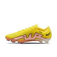 Nike Zoom Mercurial Vapor 15 Elite Gazon Naturel Chaussures de Foot (FG) Jaune Orange