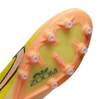 Nike Zoom Mercurial Superfly 9 Elite Gazon Artificiel Chaussures de Foot (AG) Jaune Rose