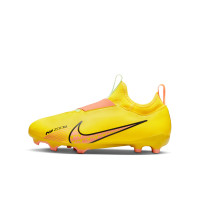 Nike Zoom Mercurial Vapor 15 Academy Gras / Kunstgras Voetbalschoenen (MG) Kids Geel Oranje