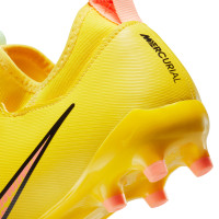 Nike Zoom Mercurial Vapor 15 Academy Gras / Kunstgras Voetbalschoenen (MG) Kids Geel Oranje