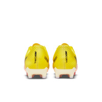 Nike Zoom Mercurial Vapor 15 Academy Gazon Naturel Gazon Artificiel Chaussures de Football (MG) Jaune Orange Noir