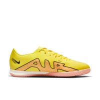 Nike Zoom Mercurial Vapor 15 Academy Zaalvoetbalschoenen (IN) Geel Oranje Wit