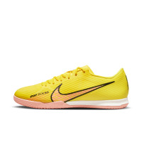 Nike Zoom Mercurial Vapor 15 Academy Zaalvoetbalschoenen (IN) Geel Oranje Wit
